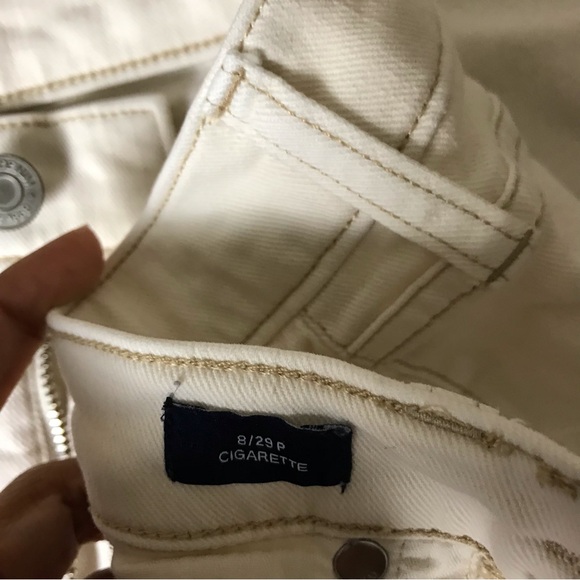 GAP Cream Cigarette Jeans - Picture 4 of 9